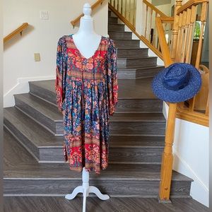 Gigio Boho Dress w/Tassels (multi-colors)